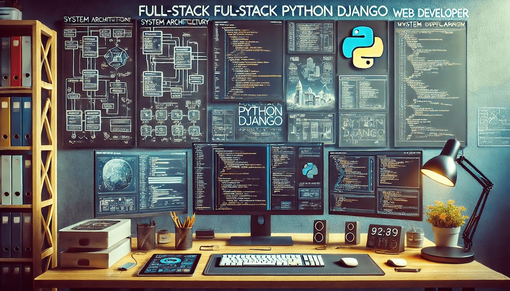 I will be your professional full-stack Python Django web developer